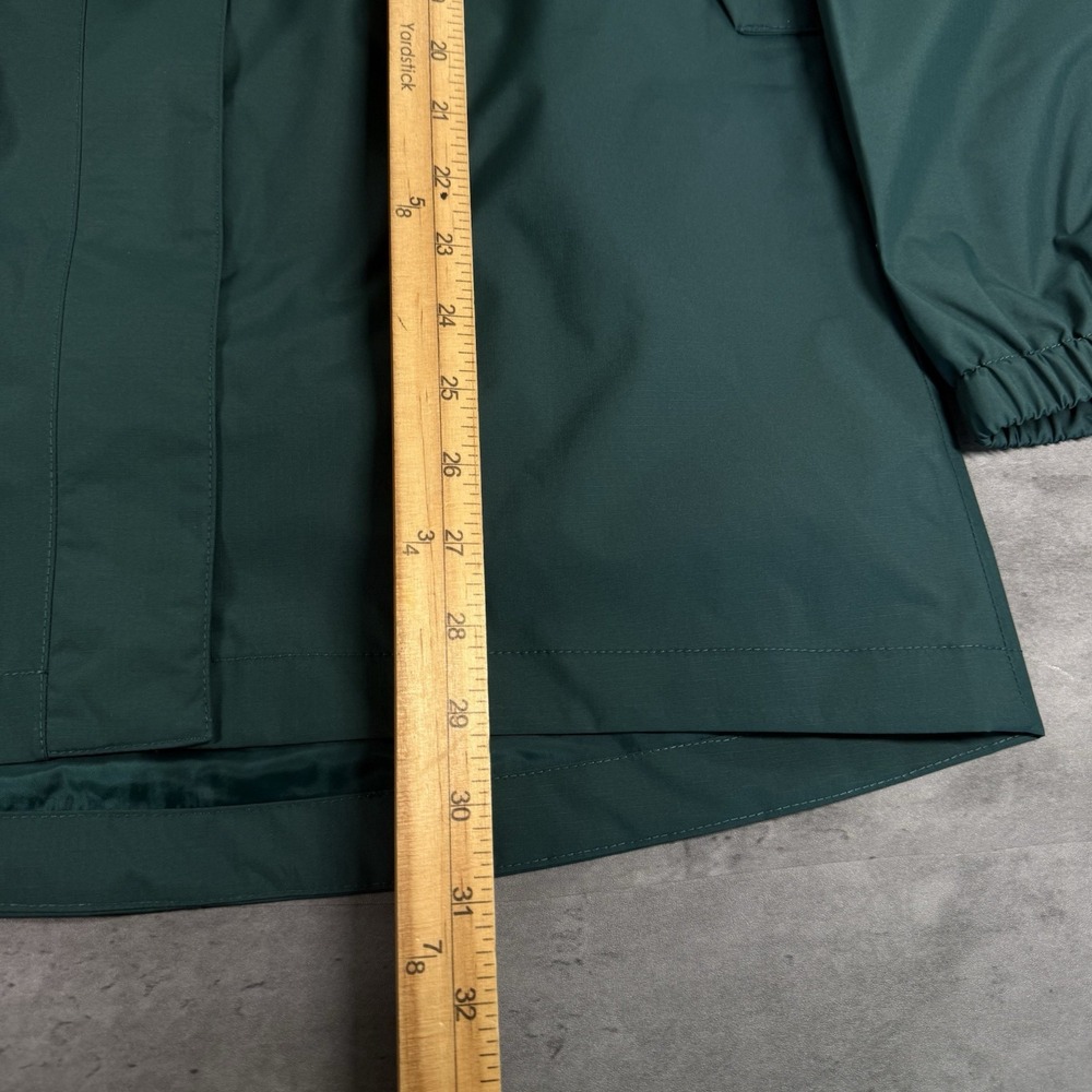 North Face Antora Rain Parka Jacket‎ XS Nori Green Dark Dryvent Zip Hooded Coat - Picture 7 of 13